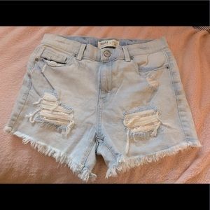jean shorts high rise